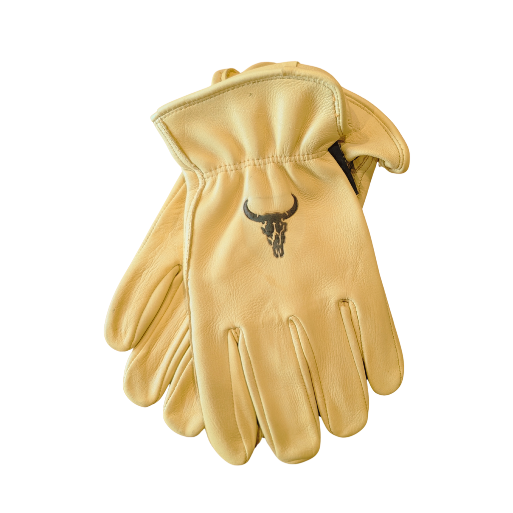 High Plains Hot-Branded Leather Gloves